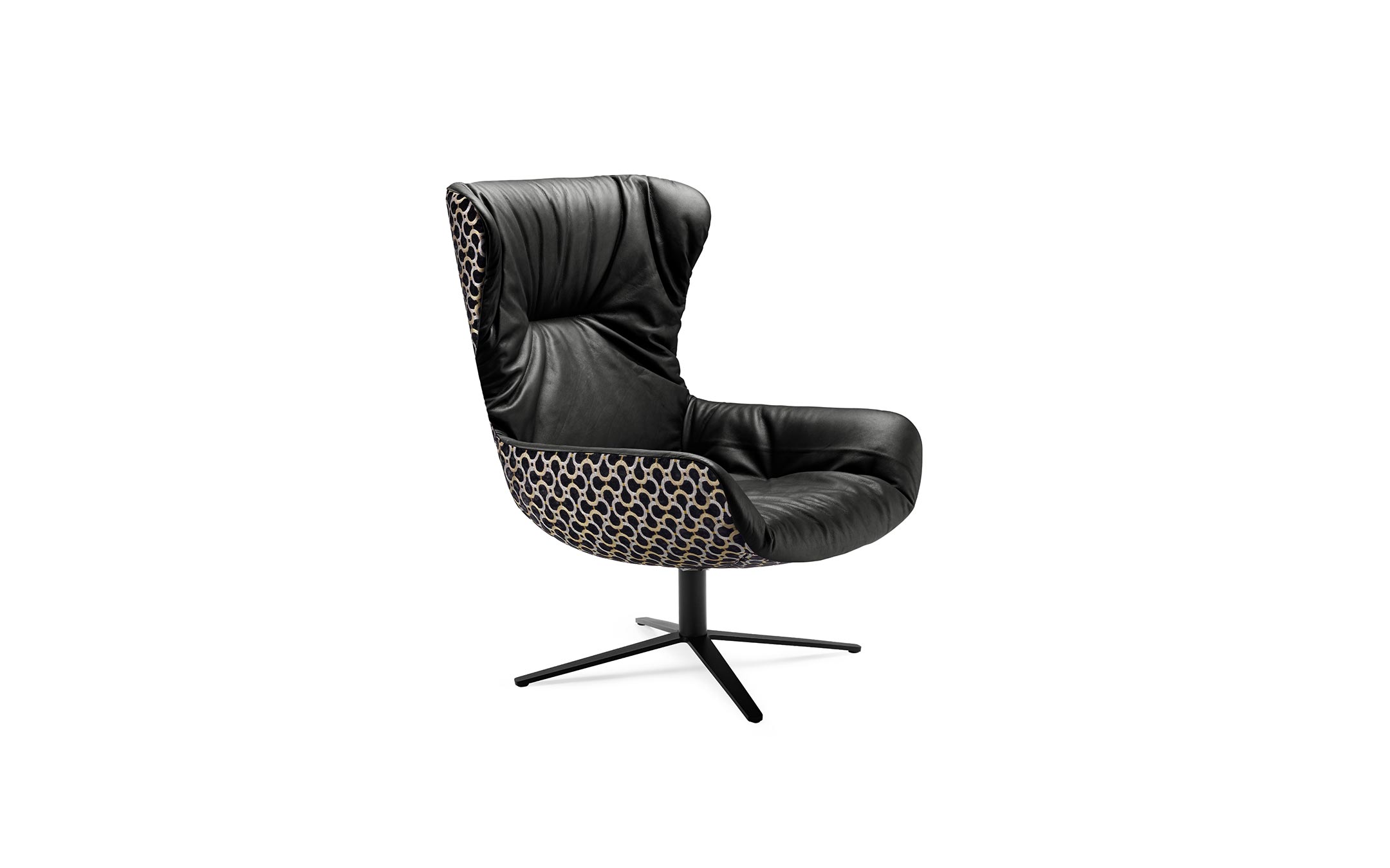 freifrau_Leya_Wingback-Chair_2-3_ME001_Adora-Ebony_Scarabeo-Charcoal_front Platzhalter